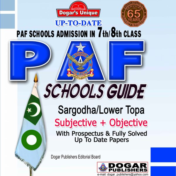 PAF Schools Guide For Admissio
