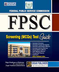 FPSC Screening MCQ’s Test Gu — Draft